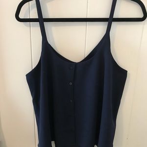 CLOSET CLOSEOUT!! Flowy blue tank